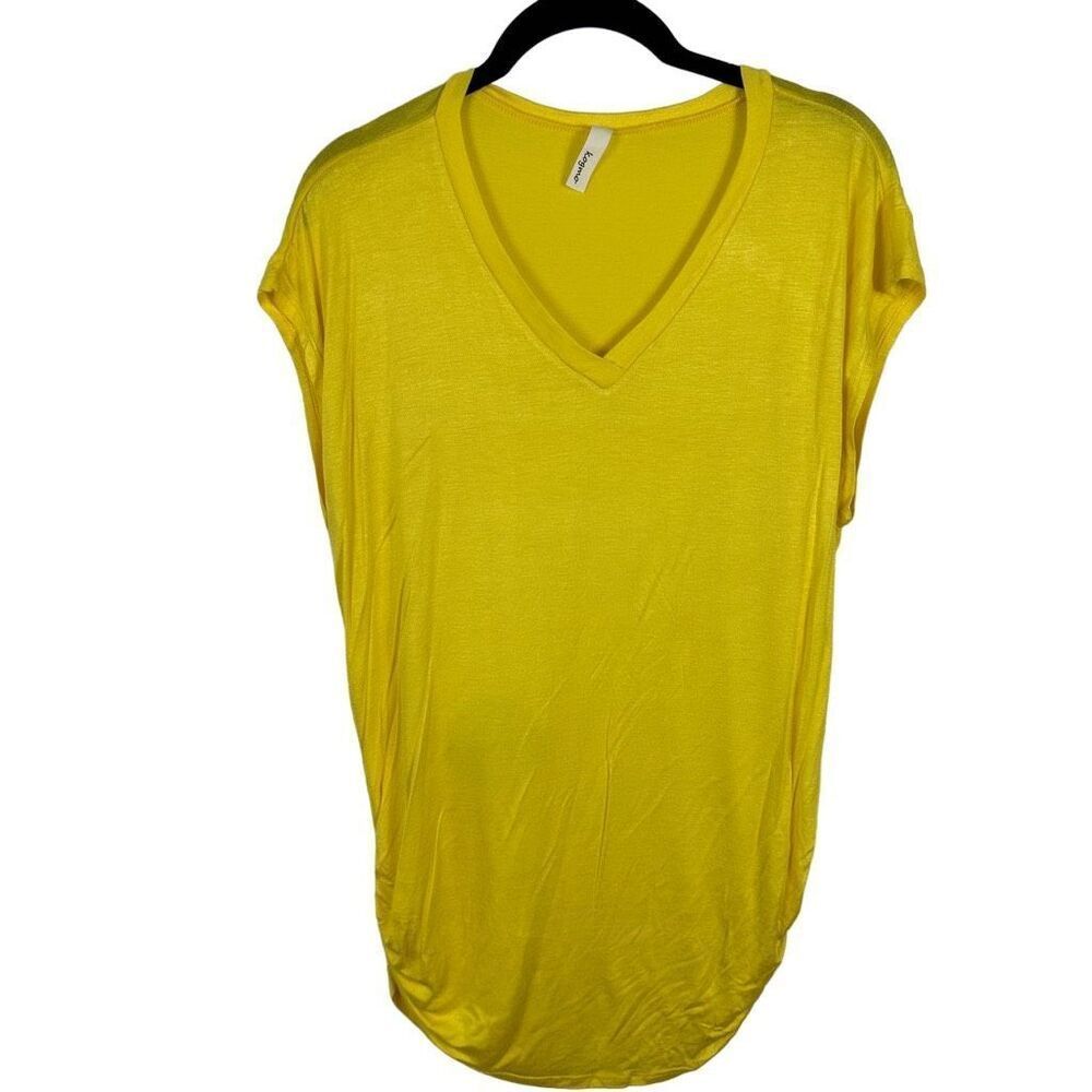 Kogmo yellow tunic top- size M